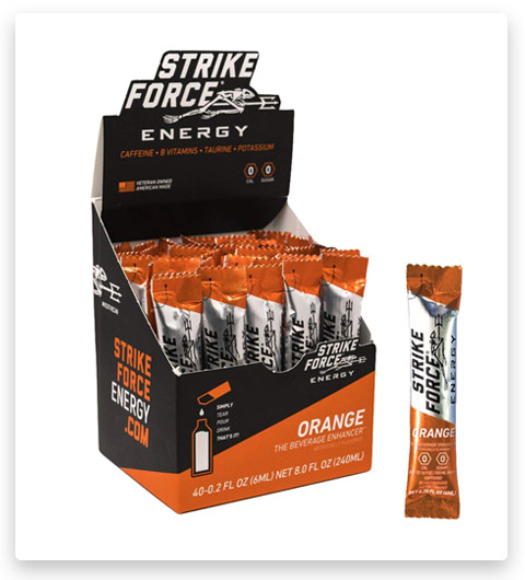 Strike Force Energy Drink Mix Healthy Water Enhancer