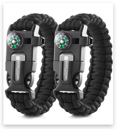 X-Plore Gear Emergency Paracord Bracelets
