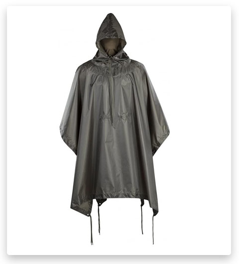 M-Tac Poncho Mens Military Army Raincoat Ripstop Waterproof Rain Cover