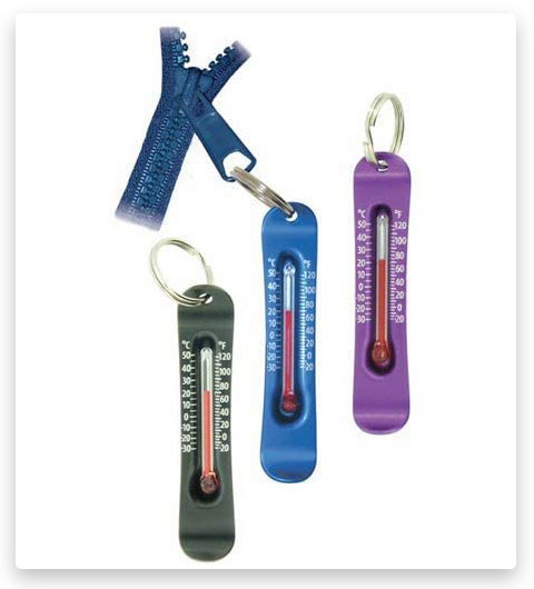 Sun Company MiniThermometer Zipperpull Mini Dial Thermometer