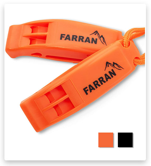 6 Farran Outdoor Emergency Safety Whistle