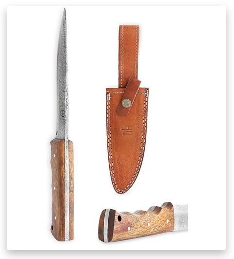 Hobby Hut HH-401, 11.5 inches Bushcraft Damascus Steel Knife