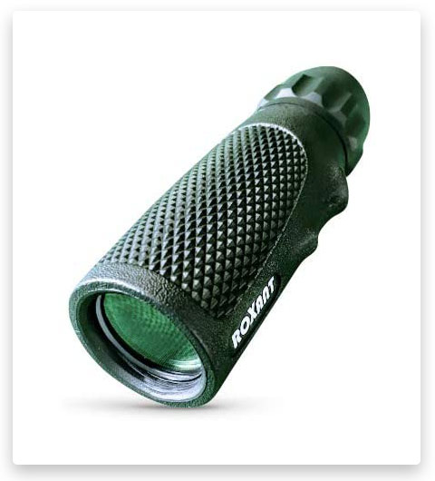 Authentic Roxant Viper 10x25 Pocket Scope with Rubber Armor “Snake-Grip” + Molded Finger Grip