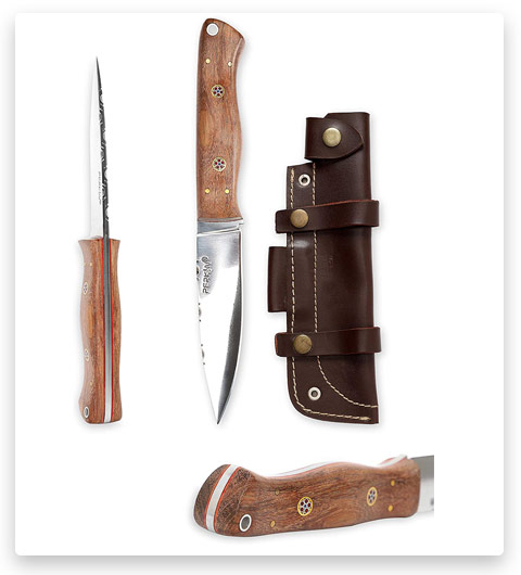 Handmade Hunting Knife - Beautiful Bushcraft Knife with Sheath