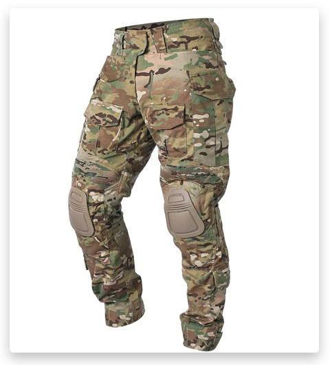 IDOGEAR G3 Army Combat Pants Knee Pads Multicam