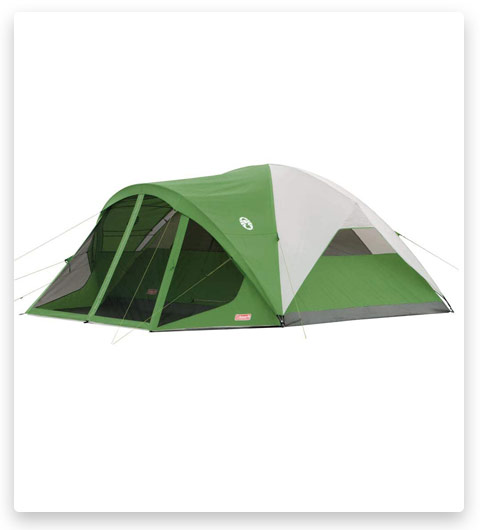 Coleman Dome Tent with Screen Room | Evanston Camping Tent with Screened-In Porch