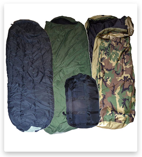 Military Modular Sleep System 4 Piece with Goretex Bivy Cover and Carry Sack