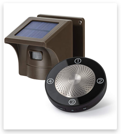 1/2 Mile Long Range Solar Wireless Driveway Alarm Outdoor Weather Resistant Motion Sensor