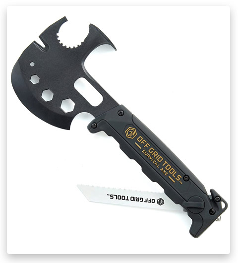 Off Grid Tools Survival Axe Ultimate Outdoor Multitool