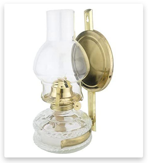 Purism Style - 10.25" Height Glass Kerosene Oil Lamp Lantern