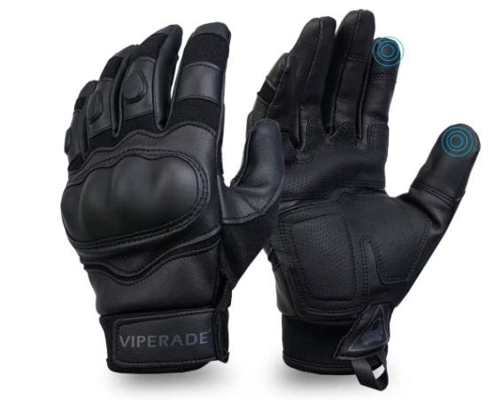 Viperade Men’s Tactical Gloves With Rubber Hard Knuckle