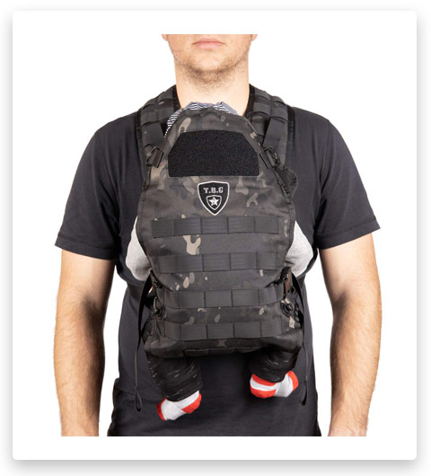 TBG - Mens Tactical Baby Carrier for Infants and Toddlers 8-33 lbs
