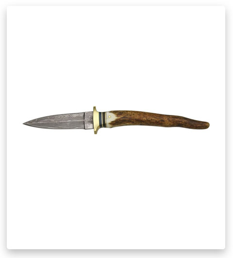 Damascus 8.25" Fixed Blade Boot Knife DM1030 Blade Length