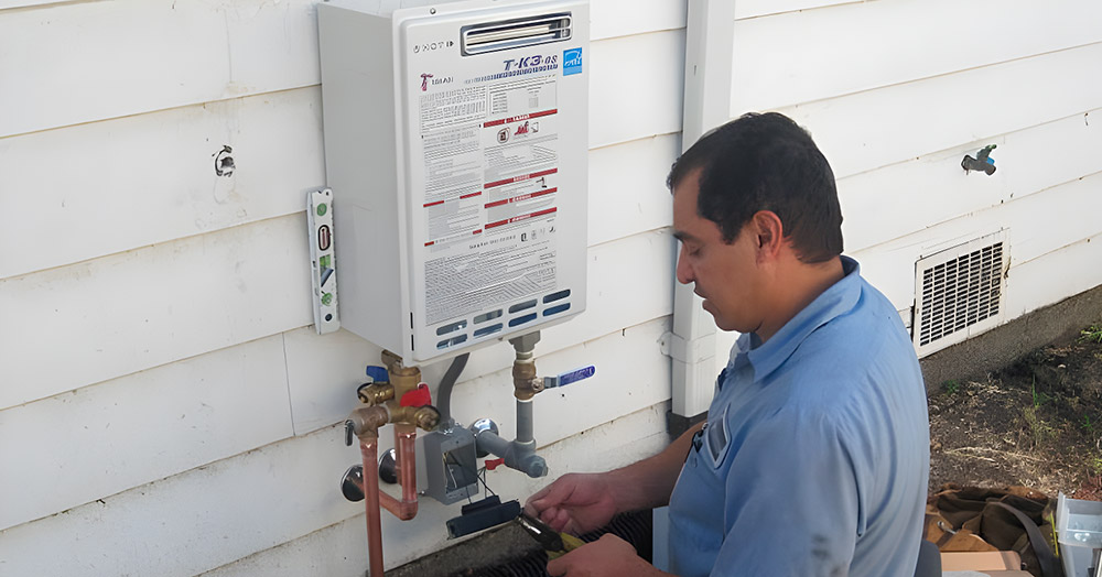 Benefits of outdoor tankless water heater