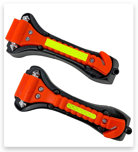 Segomo Tools 2 x Emergency Escape Safety Hammers