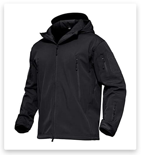 MAGCOMSEN Men's Hooded Tactical Jacket (Water Resistant)