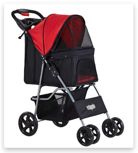 VIAGDO Dog Stroller (Pet Strollers for Small Medium Dogs)
