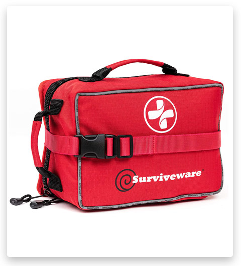 Surviveware Large First Aid Kit & Added Mini Kit