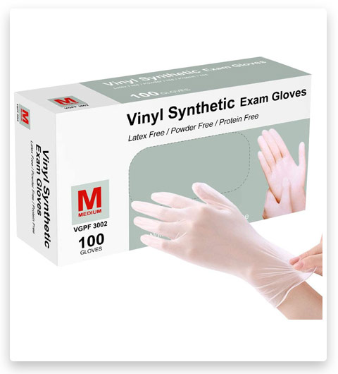 Disposable Gloves, Squish Clear Vinyl Gloves Latex