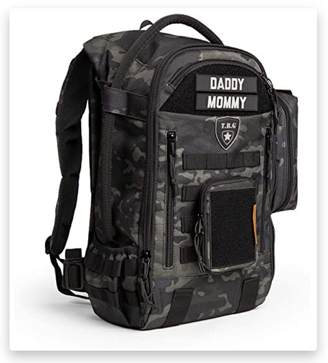 Men’s Tactical Diaper Bag Backpack SET