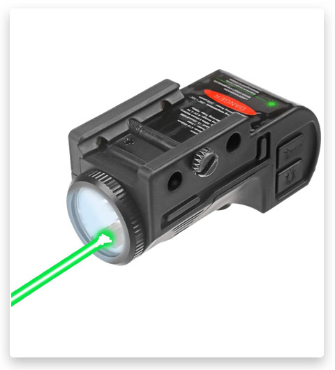 Lasercross CL105 New Magnetic Charging Internal Green Laser Sight & Flashlight Laser Combo