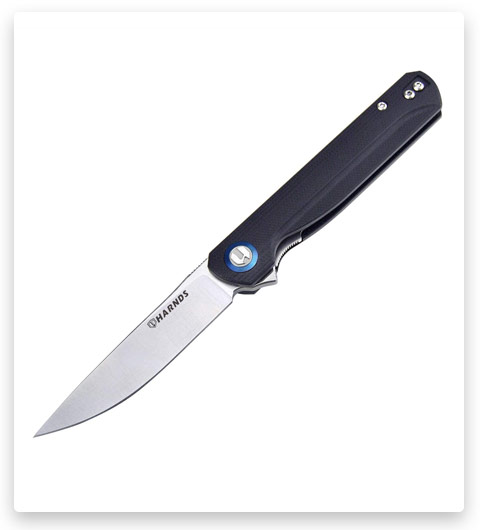 Hands Wind Pocket Knife Flipper Sandvik Steel Blade