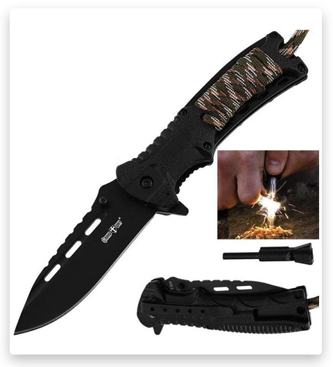 Tactical Folding Knife - Spring Assisted Knife