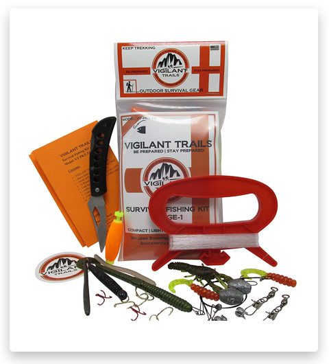 Vigilant Trails Pocket-Survival Fishing Kit