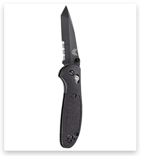 Benchmade - Mini Griptilian 556 Knife, Drop-Point Blade