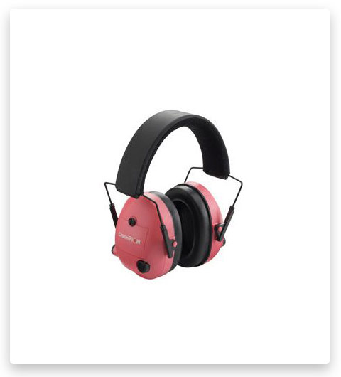Champion Traps and Targets Pink Ear Muffs-Electronic