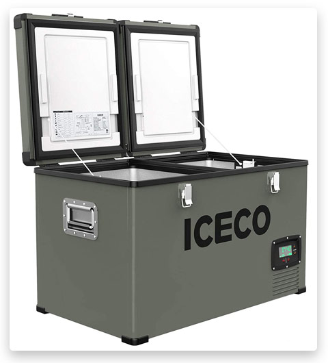 ICECO VL60 Dual Zone Portable Refrigerator with SECOP Compressor
