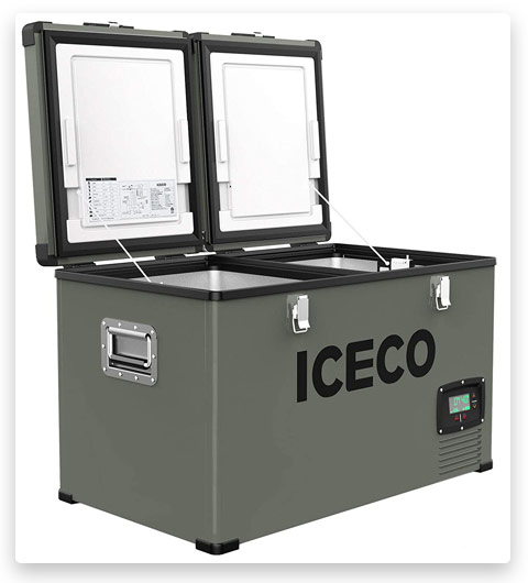 ICECO VL60 Dual Zone Portable Refrigerator With SECOP Compressor