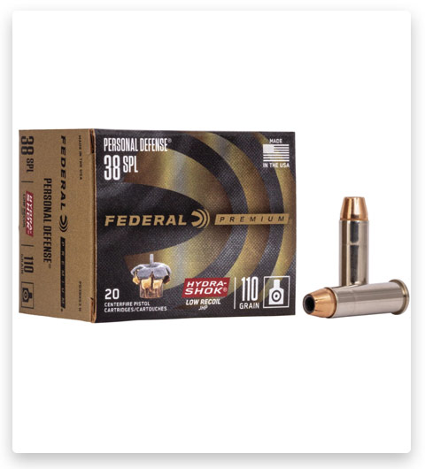 Federal Premium Centerfire Handgun 38 Special Ammo 110 grain