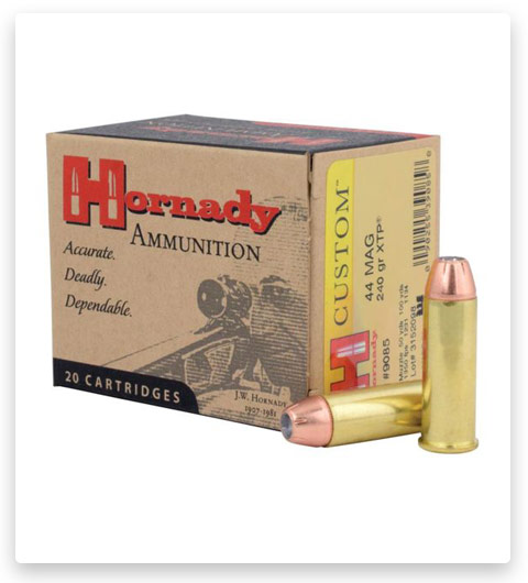 Hornady Custom 44 Magnum Ammo 240 Grain