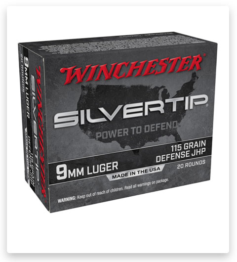 Winchester Silvertip 9mm Luger Ammo 115 Grain