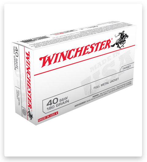 Winchester USA HANDGUN 40 S&W Ammo 180 grain