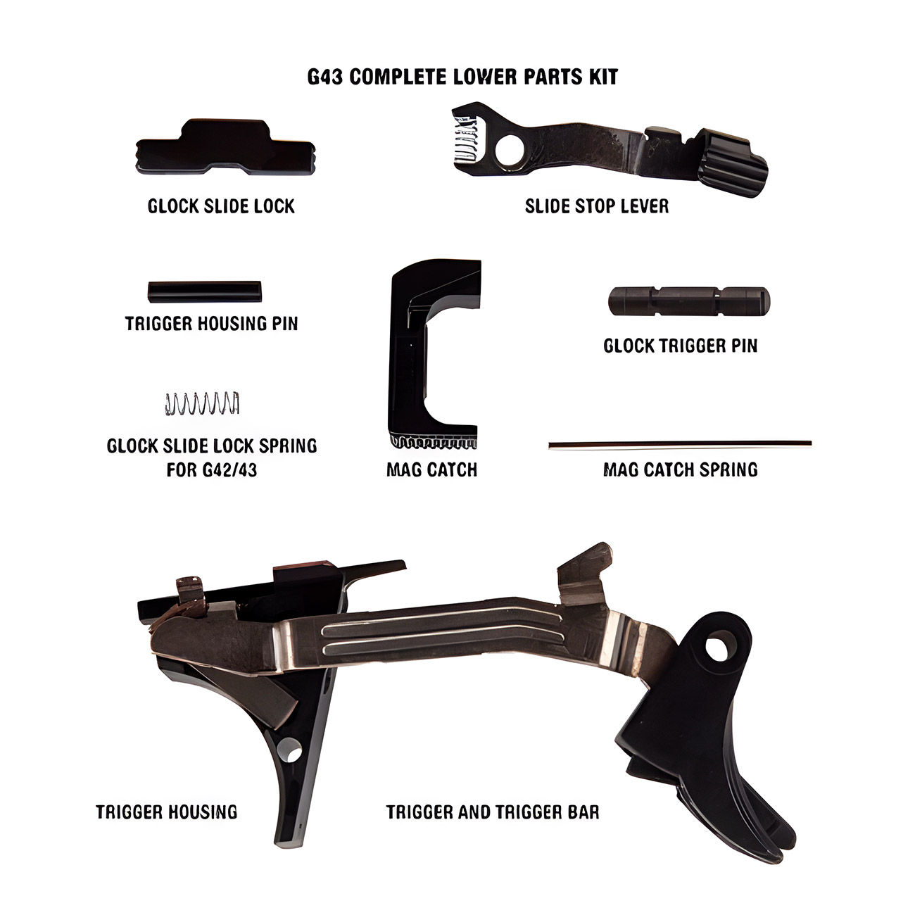 Glock 43 Trigger Parts