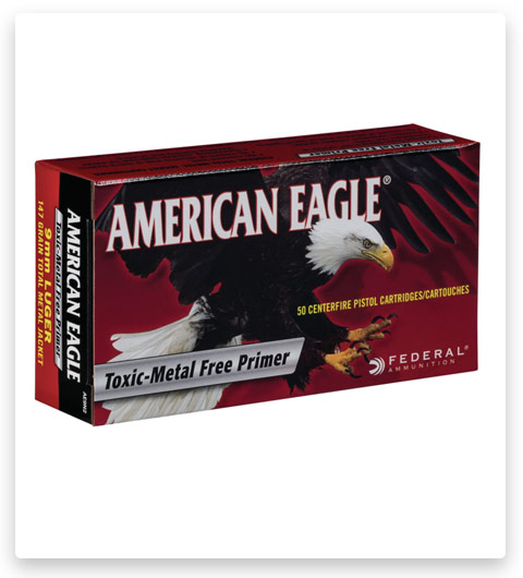 Federal Premium American Eagle Indoor Range 9mm Luger Ammo 147 grain
