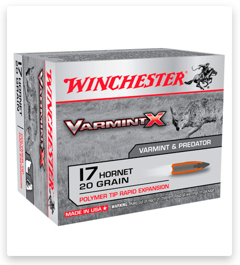 Winchester VARMINT X RIFLE 17 Hornet Ammo 20 grain