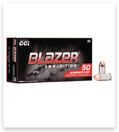 CCI Blazer Aluminum 45 ACP Ammo 230 grain