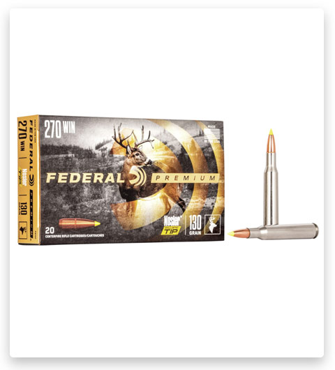 Federal Premium VITAL-SHOK 270 Winchester Ammo 130 grain