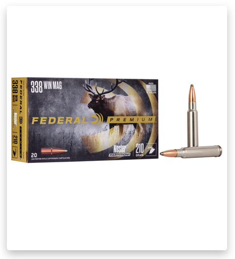 Federal Premium VITAL-SHOK 338 Winchester Magnum Ammo 210 grain