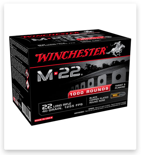 Winchester M-22 22 Long Rifle Ammo 40 grain