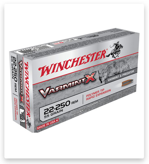 Winchester VARMINT X RIFLE 22-250 Remington Ammo 55 grain