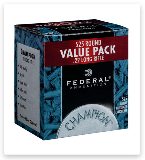 Federal Premium Champion Training - Rimfire 22 Long Rifle Ammo 36 grain