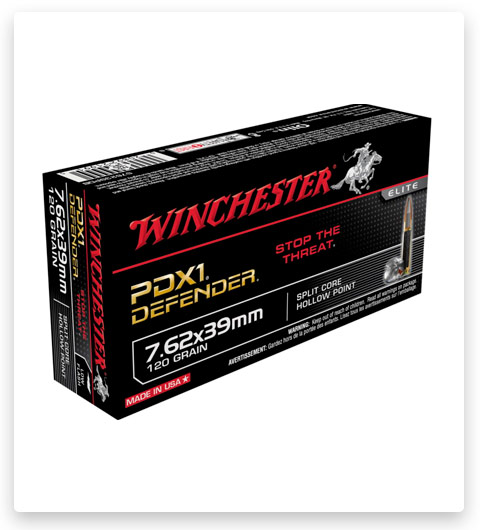 Winchester DEFENDER RIFLE 7.62x39mm Ammo 120 grain