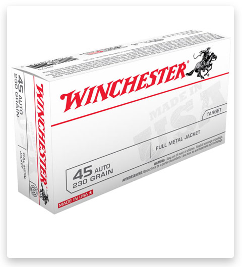 Winchester USA HANDGUN 45 ACP Ammo 230 grain