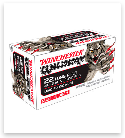 Winchester WILDCAT 22 Long Rifle Ammo 40 grain