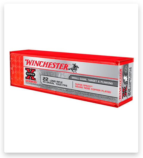 Winchester SUPER-X RIMFIRE 22 Long Rifle Ammo 40 grain