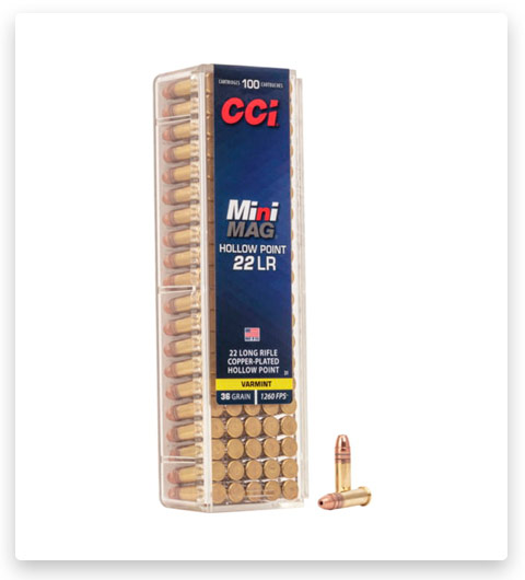 CCI Mini-Mag 22 Long Rifle Ammo 36 grain